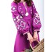 Embroidered Boho Dress "Purple Inspiration"
